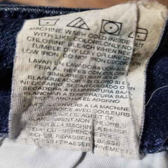 Wrangler Jeans Blue Denim Western Size 9, Boot cut 34 leg - Picture 5 of 7